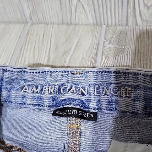 American Eagle Next Level Stretch Curvy Super Hi-Rise Jeggings Jeans Womens 2S - Picture 7 of 13